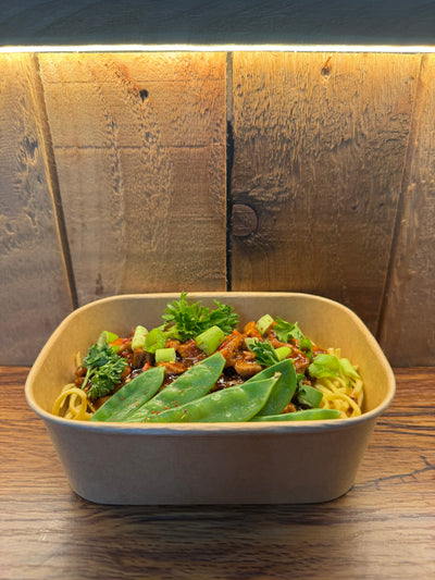 Soy Black Bean Chicken & Noodles
