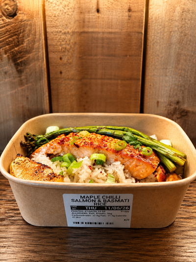 Maple Chilli Salmon & Rice